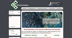 Desktop Screenshot of cmd-electronique.com